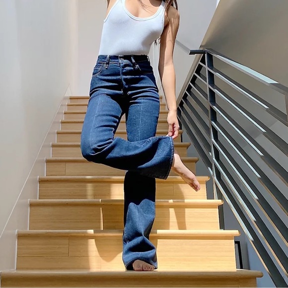 Levi’s Premium Ribcage Bootcut Women’s Jeans in High Key - Picture 8 of 16